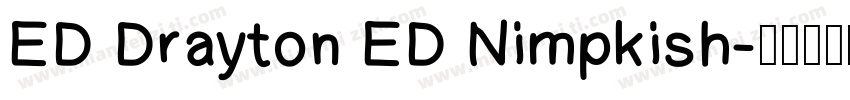 ED Drayton ED Nimpkish字体转换